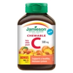 JAMIESON Vitamín C 500 mg broskev 120 žvýkacích tablet