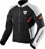 Rev'it! Jacket GT-R Air 3 White/Neon Red L Chaqueta textil