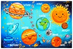 Dětský kusový koberec Torino kids 230 SOLAR SYSTEM-80x120