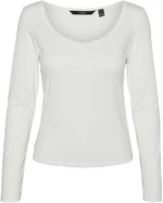 Vero Moda Dámske tričko VMGEMMA Regular Fit 10298842 Snow White XS