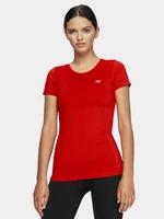Dámske rýchloschnúce tréningové regular tričko - červené