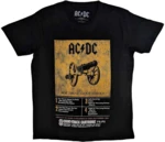 AC/DC Tričko 8 Track Black XL