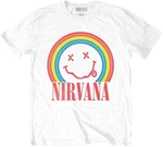 Nirvana T-Shirt Smiley Rainbow White XL