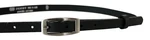 Penny Belts Dámský kožený opasek 15-2-63 black 110 cm