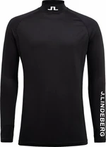 J.Lindeberg Aello Soft Compression Top Black XL Îmbrăcăminte Termică