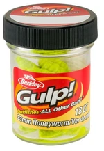 Berkley umělé nástrahy gulp honey worm-chartreuse 3,3 cm