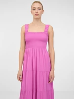 Ružové dámske maxi šaty ORSAY