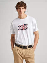 White men's T-shirt Pepe Jeans