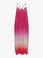 Women's Dark Pink Maxi Dress ONLY Jilly - Women