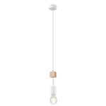 Lampa wisząca w biało-naturalnym kolorzeø 5 cm Orazio – LAMKUR