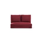 Bordowa rozkładana sofa 120 cm Taida – Balcab Home