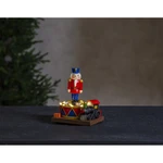 Świąteczna dekoracja świetlna LED Star Trading Nutcracker, wys. 16 cm