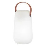 Biało-brązowa lampa stołowa LED (wysokość 26 cm) Collgar – Fischer & Honsel