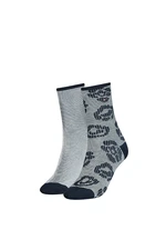 Socks - Tommy Hilfiger Flower 2 pack blue