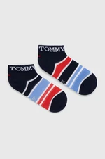 Dětské ponožky Tommy Hilfiger 2-pack tmavomodrá barva