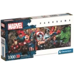 Clementoni - Puzzle 1000 Panorama Marvel Avengers