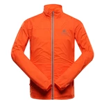 Orange men's jacket with ALPINE PRO Spin impregnation