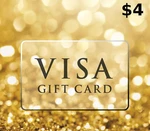 Visa Gift Card $4 US