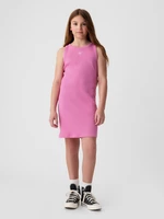 Pink Girly Ribbed Dress GAP