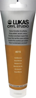 Lukas Cryl Studio Acrylic Paint Plastic Tube Vopsea acrilică Gold Bronze 125 ml 1 buc