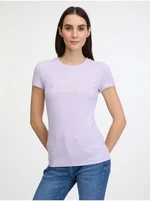 Light purple women's T-shirt Guess Sangallo - Women