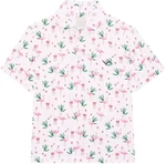 Callaway Boys All Over Flamingo Printed Polo Bright White S Chemise polo