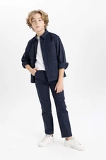 DEFACTO Boy Regular Fit Standard Leg Linen Look Trousers