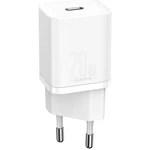 Nabíjačka Baseus Super 20W, USB-C, PD, QC, biela