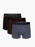 Pánské boxerky ATLANTIC 3Pack - vícebarevné