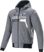 Alpinestars Chrome Ignition Hoodie Melange/Dark Gray/White 3XL Geacă textilă