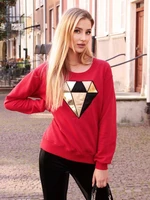 Sweatshirt red Cocomore cmgBZ709.R46