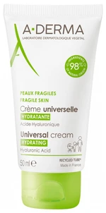 A-DERMA Hydratačný krém s kyselinou hyalurónovou (Hydrating Universal Cream) 50 ml