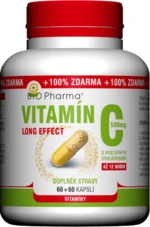 BIO PHARMA BIO-Pharma Vitamín C 500 mg long effect 2 x 60 kapslí