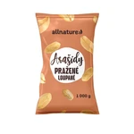 Allnature Arašídy pražené loupané nesolené 1000 g