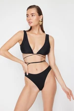 Bikiny spodní díl Trendyol TBESS23BA00119/Black