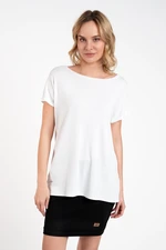 Women's blouse Ksenia with short sleeves - white