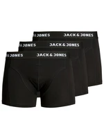 3PACK men's boxers Jack and Jones black (12171944)