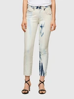 Diesel Jeans - D-JOY-T-SP3 L.32 TROUSERS White-Blue