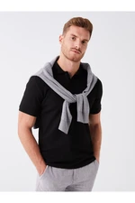 LC Waikiki Polo Neck Pánsky pletený sveter s krátkym rukávom