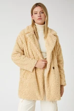 Koton Women's Beige Coat