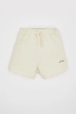 DEFACTO Baby Boy Label Printed Pique Shorts