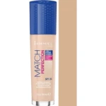 RIMMEL London Match Perfection Foundation SPF20 make-up 103 True Ivory 30 ml