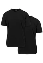 Oversized T-shirt 2-pack black+black