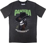 Pantera Tricou Skeleton Cowboy Stone Wash Unisex Gri cărbune M