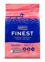 FISH4DOGS Granule malé pro dospělé psy Finest losos s bramborami 1,5 kg, 1+