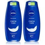 NIVEA Creme Care krémový sprchový gel výhodné balení 2 x 500 ml