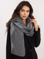 Dark grey women's scarf