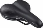 Force Rider Gel Tech Saddle Black 150 mm Rostfreier Stahl Fahrradsattel