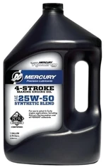 Mercury 4-Stroke Marine Engine Oil Synthetic Blend 25W-50 4 L Huile moteur marine