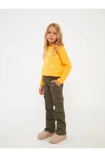 LC Waikiki Flare Girls Kids Cargo Jeans